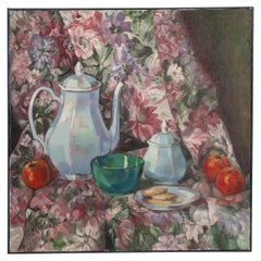 French Vintage Still Life Painting