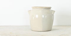 French Vintage Stoneware Confit Crock