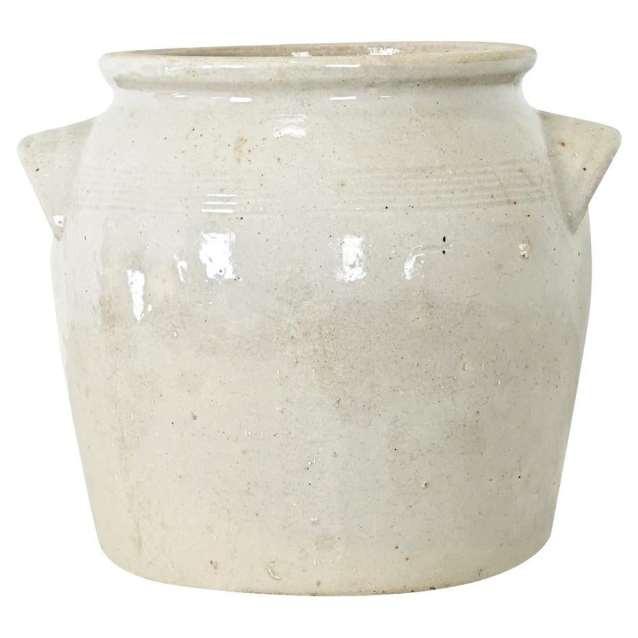 French Vintage Stoneware Confit Crock