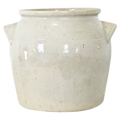 French Vintage Stoneware Confit Crock