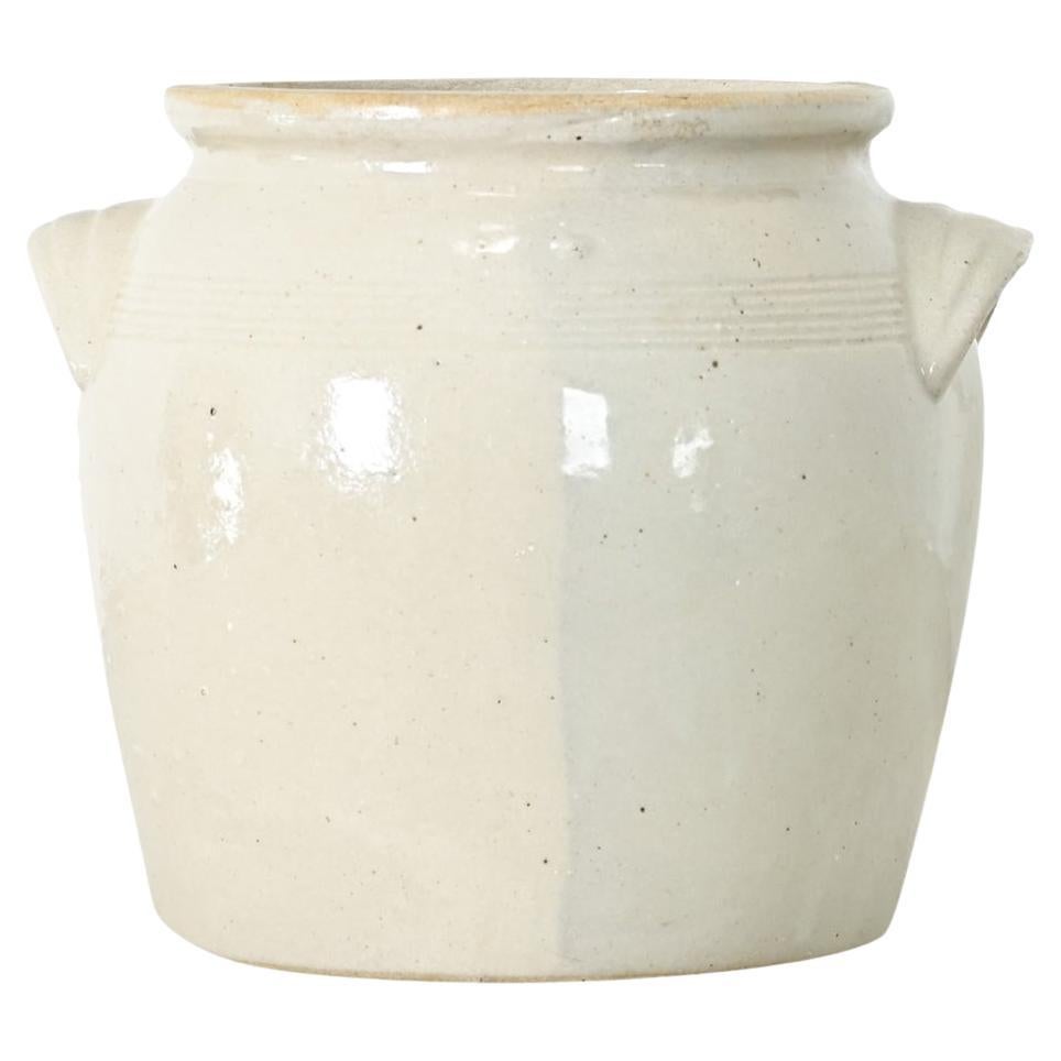French Vintage Stoneware Confit Crock
