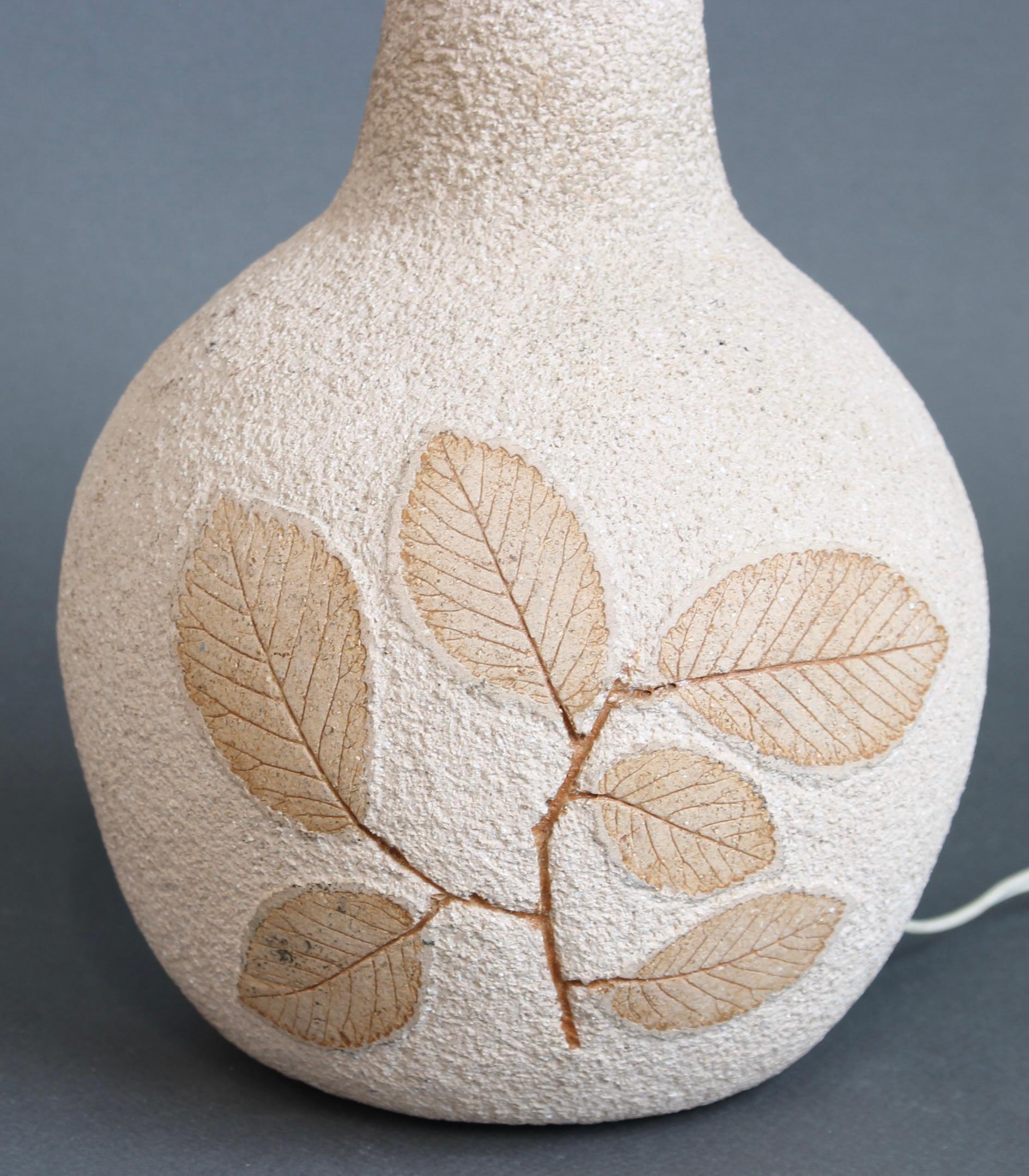 French Vintage Stoneware Table Lamp by Roger Capron (circa 1970s) 2