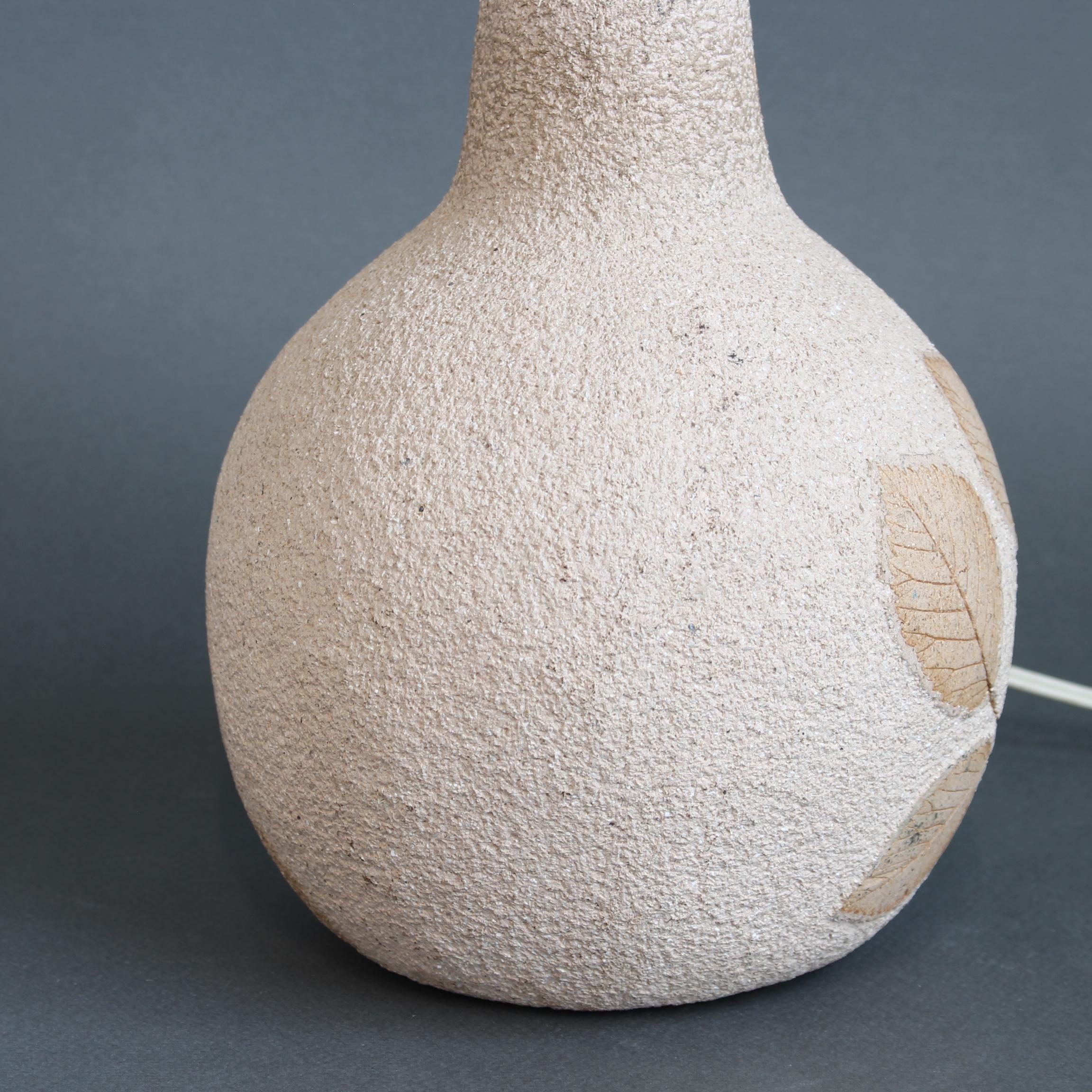 French Vintage Stoneware Table Lamp by Roger Capron (circa 1970s) 4