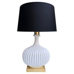 French Vintage Table Lamp in Shell Form