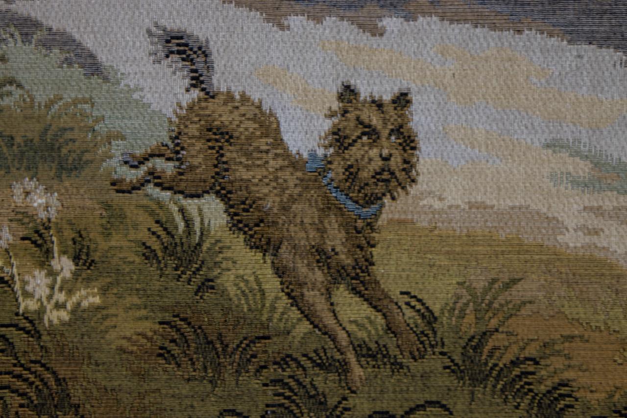 Französischer Wandteppich Gallant-Szene von JP Paris Panneaux Gobelins im Angebot 9
