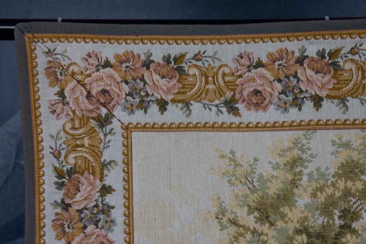 Französischer Wandteppich Gallant-Szene von JP Paris Panneaux Gobelins im Angebot 11