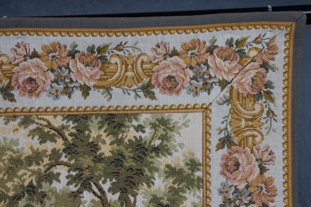 Französischer Wandteppich Gallant-Szene von JP Paris Panneaux Gobelins im Angebot 12