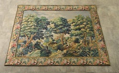 Reproducción de tapiz francés de época de Corot