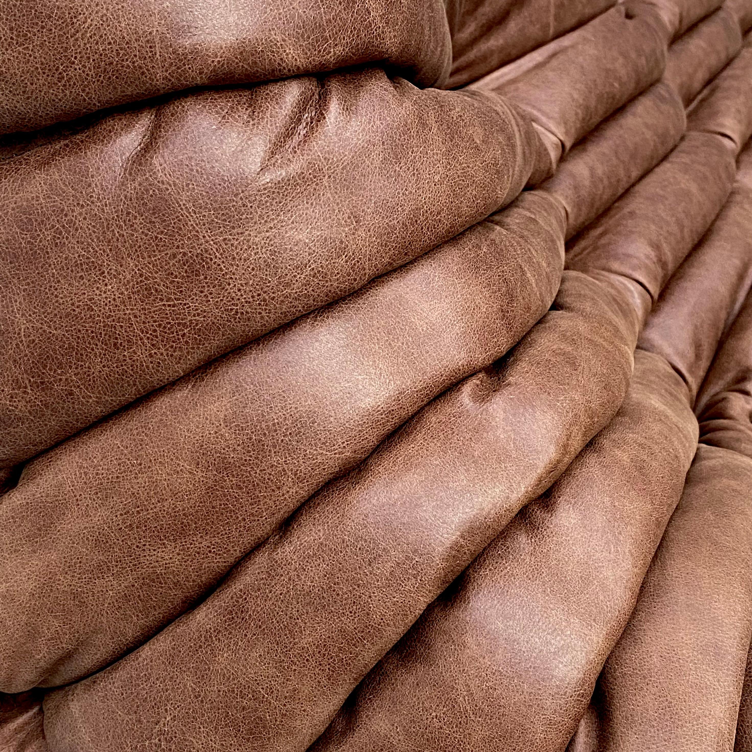brown leather togo