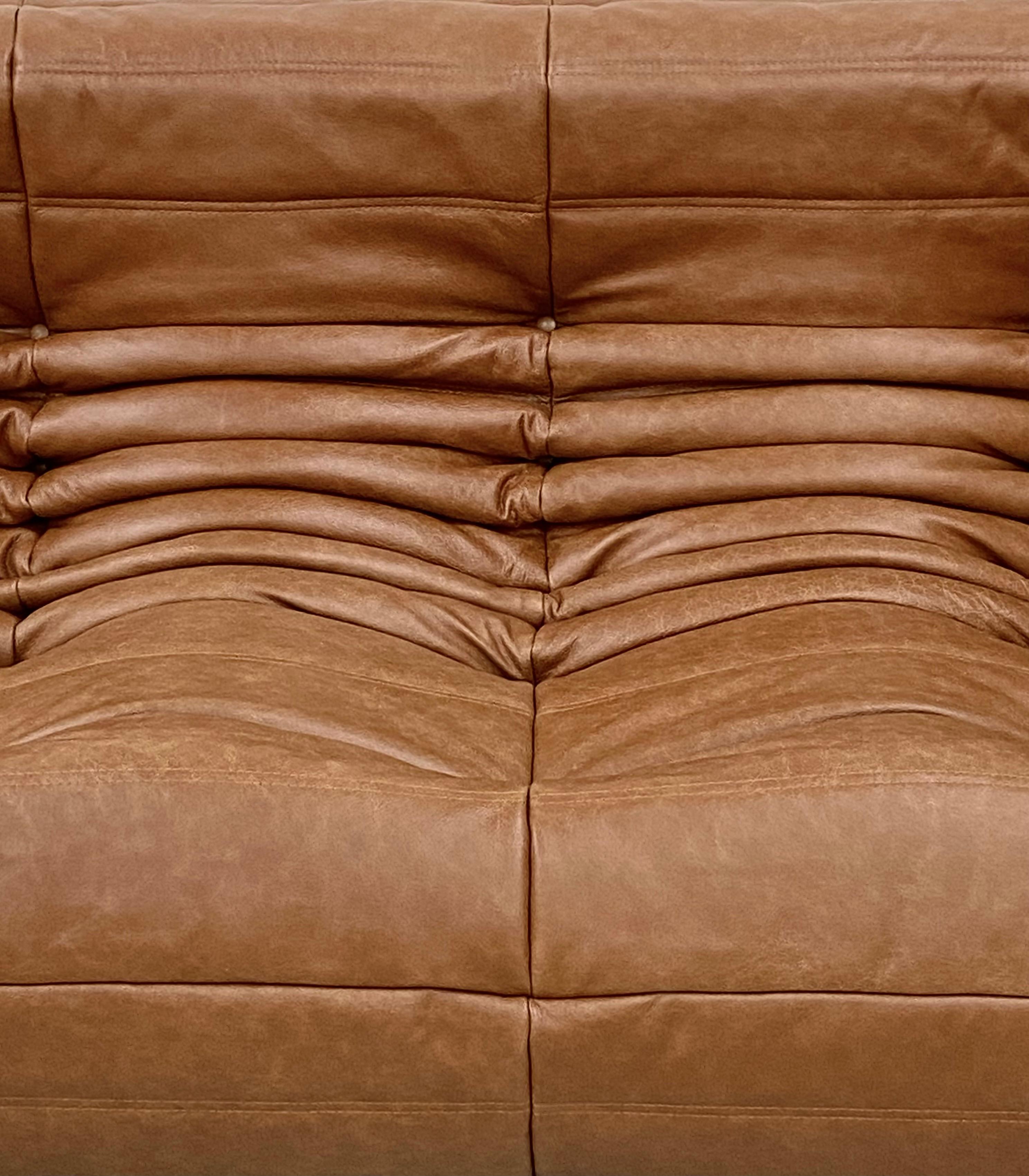 brown togo couch