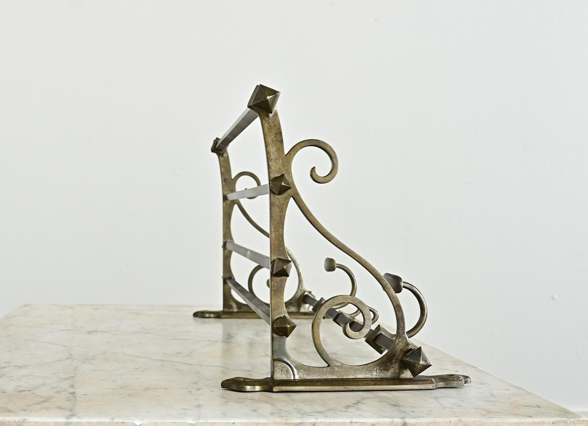 Other French Vintage Train Rack for Hats & Coats For Sale