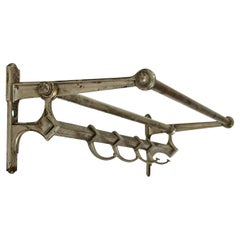 French Vintage Train Rack for Hats & Coats