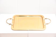 French Vintage Tray Brass tray - France, circa 1970