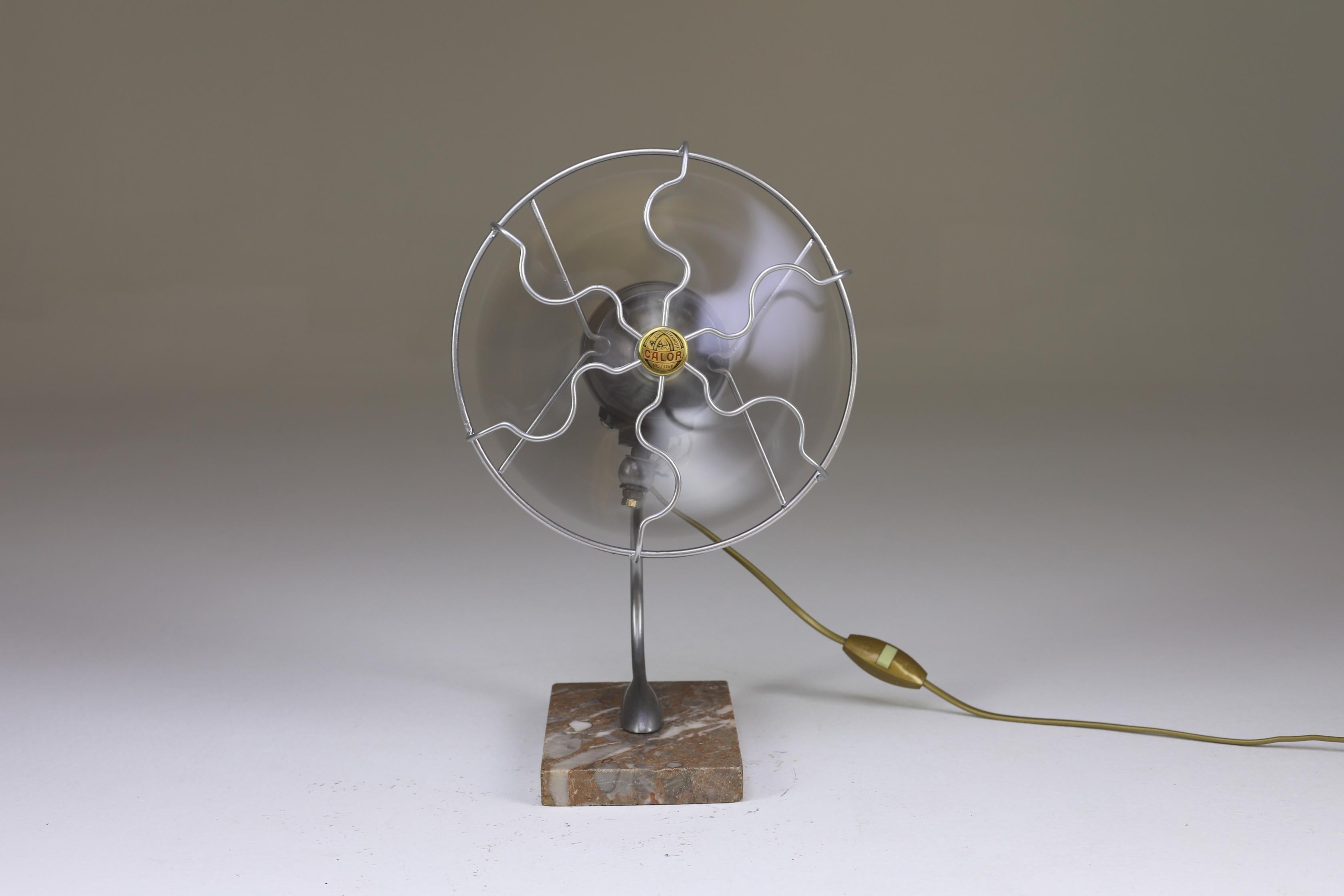 Industrial French Vintage Ventilator by Calor, 1940s