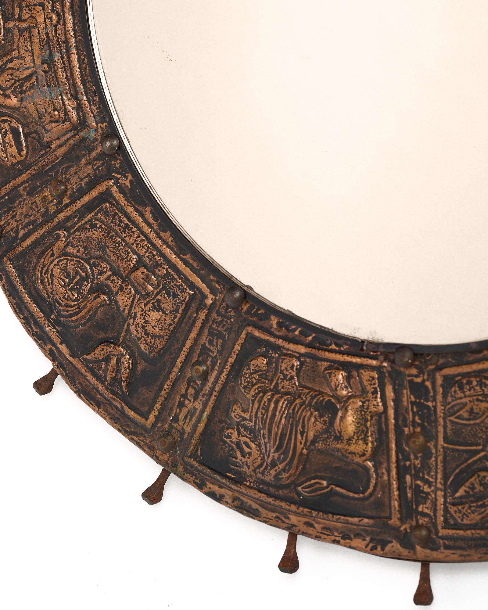 French Vintage Zodiac Mirror For Sale 2