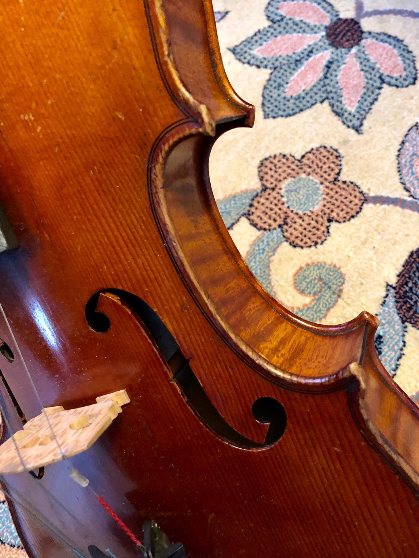 Hand-Carved French Violin Gand & Bernardel, Paris, 1869