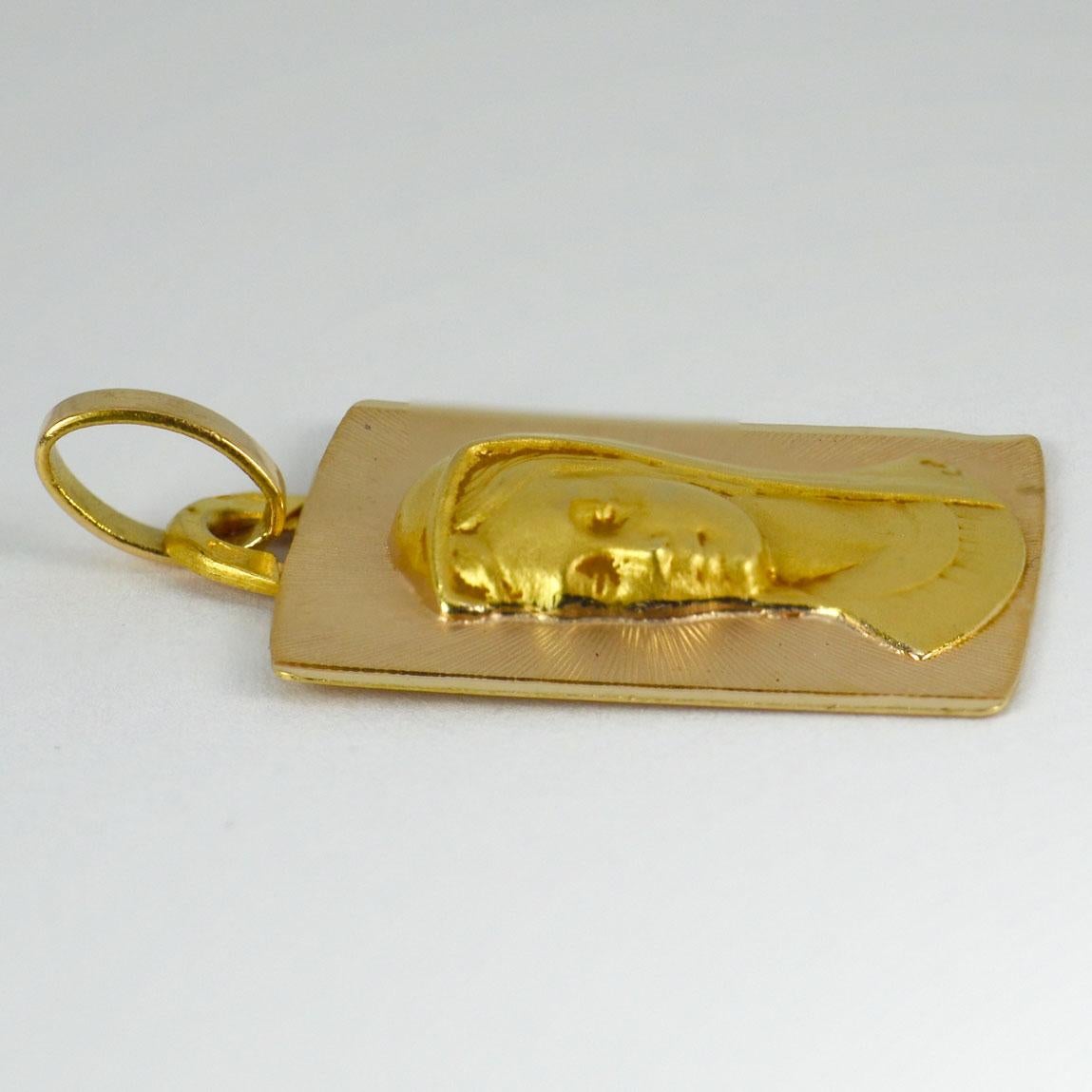 mother mary gold necklace