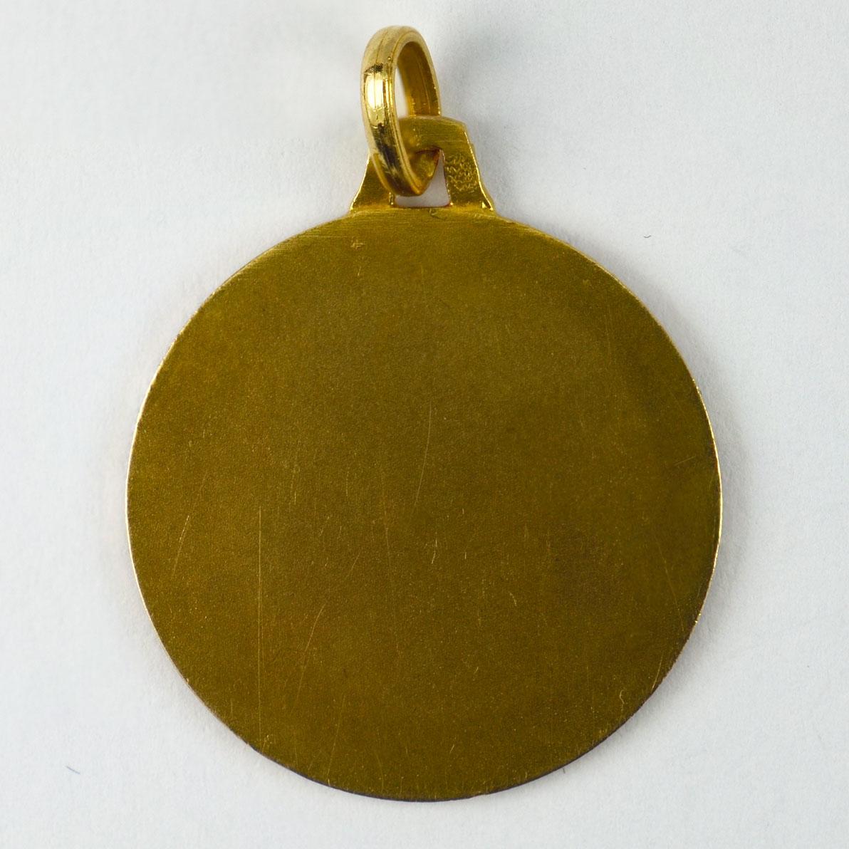 virgin mary gold pendant