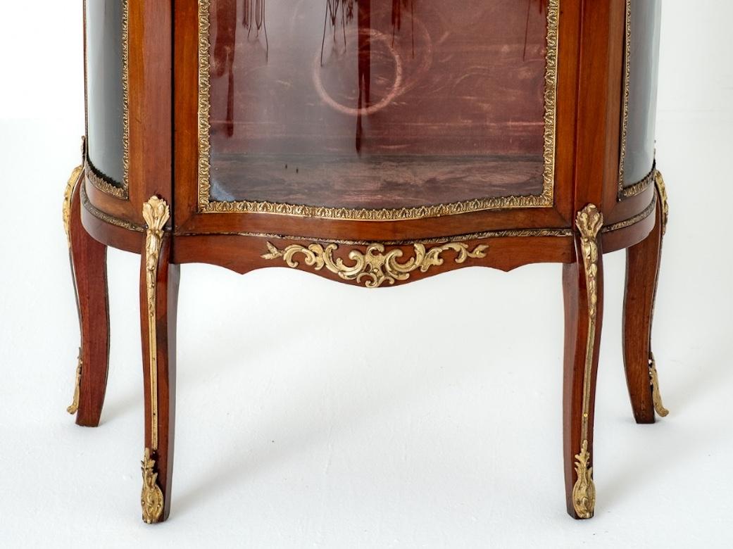 Early 20th Century French Vitrine Display Cabinet 1900 For Sale