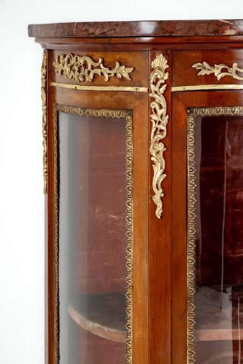 French Vitrine Display Cabinet 1900 For Sale 2