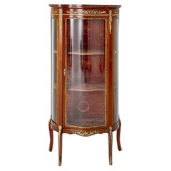 Antique French Vitrine Display Cabinet 1900