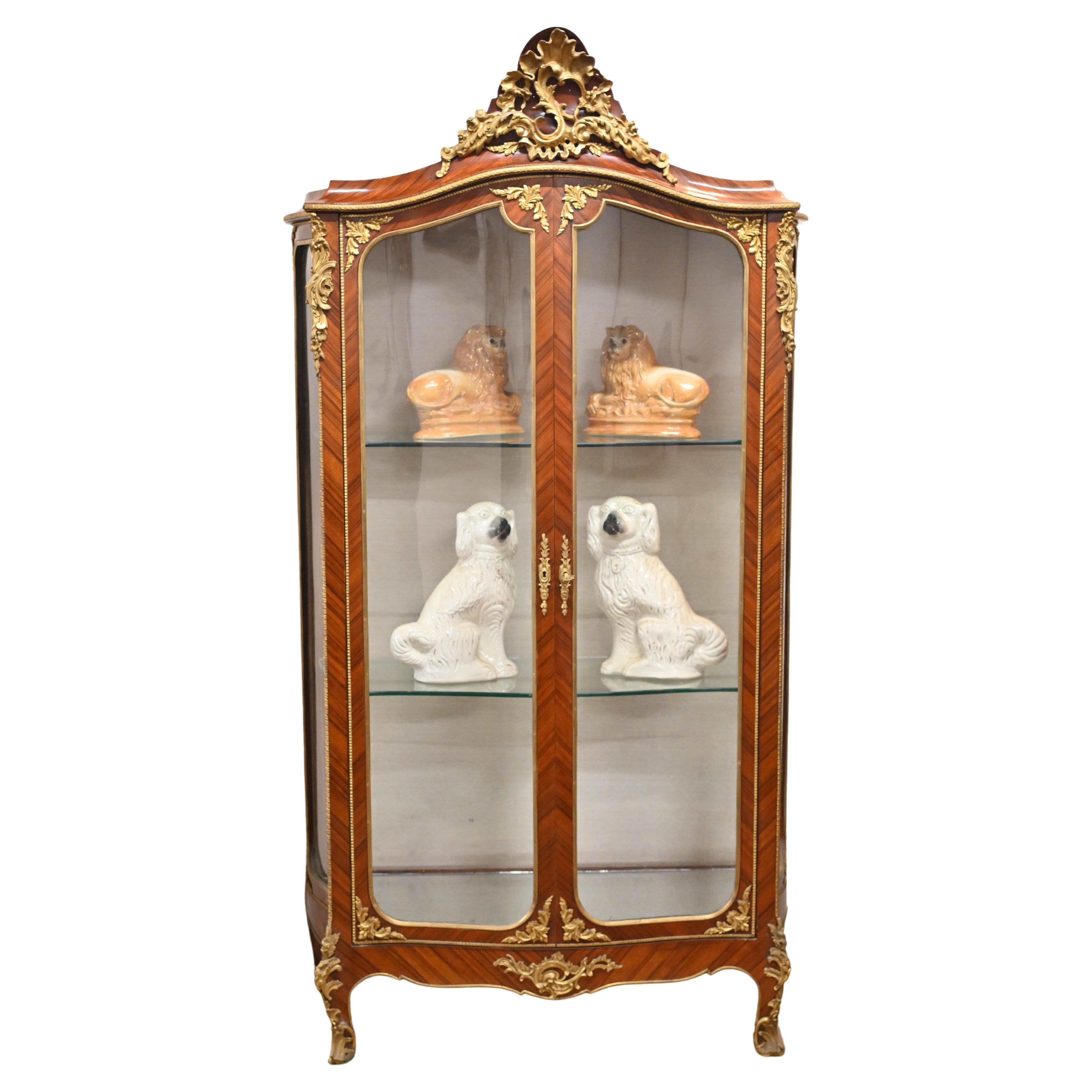 Vitrine française Double Cabinet