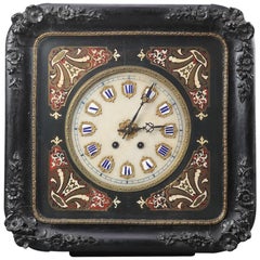 Antique French Wall Clock Napoleon III Style