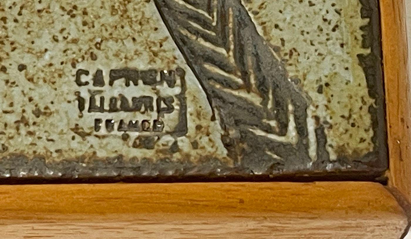 Français Tableau de carreaux de faïence suspendus par Roger Capron, années 1960 en vente