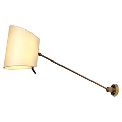 French wall lamp on ball joint 50's in style of Robert mathieu or pierre g- E242