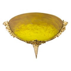 French Wall Lamp or Sconce Signed by Muller Frères Lunéville, 1920s