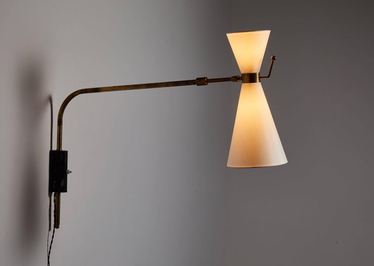 French Wall Light by Robert Mathieu at 1stDibs