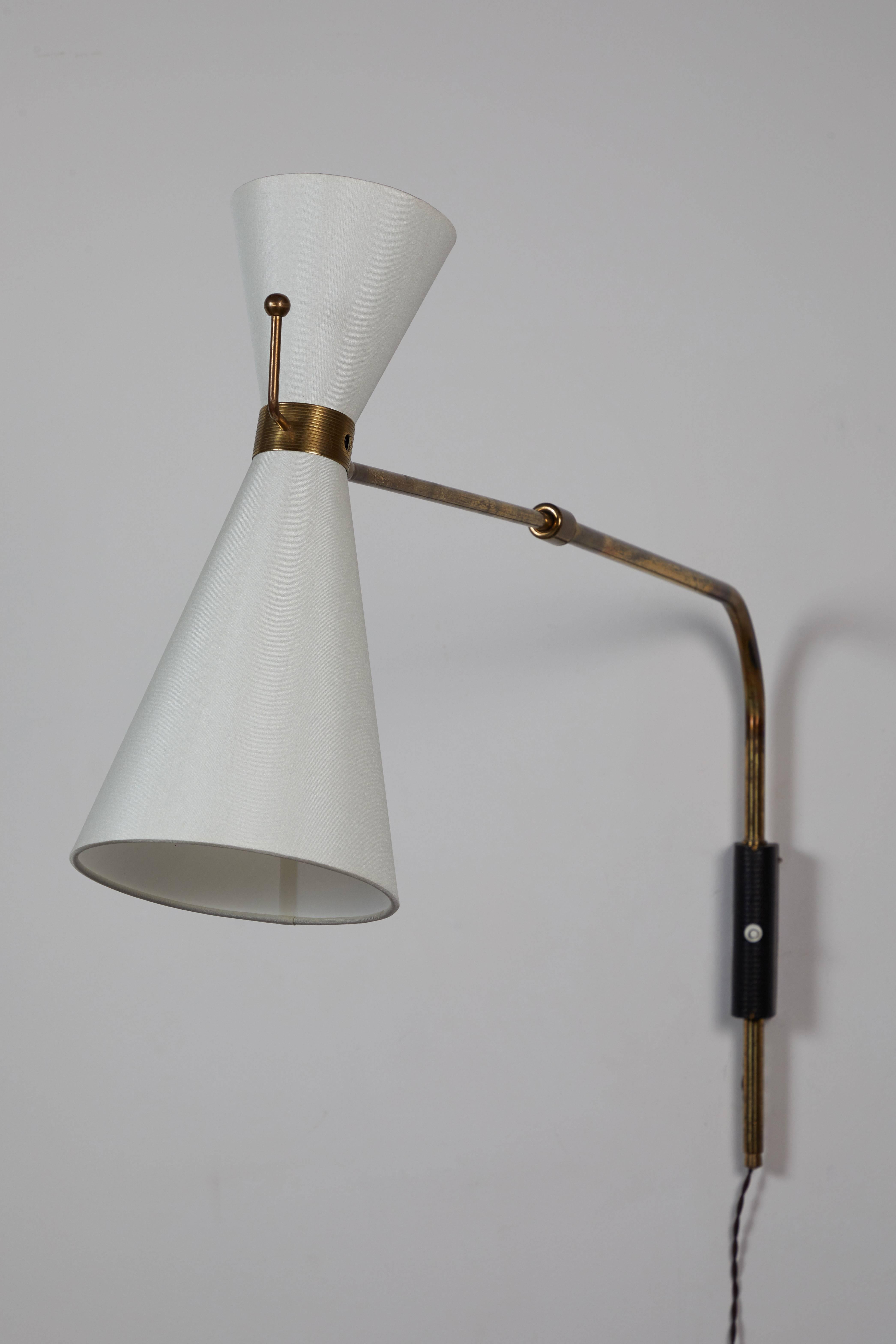 Mid-20th Century French Wall Light by Robert Mathieu