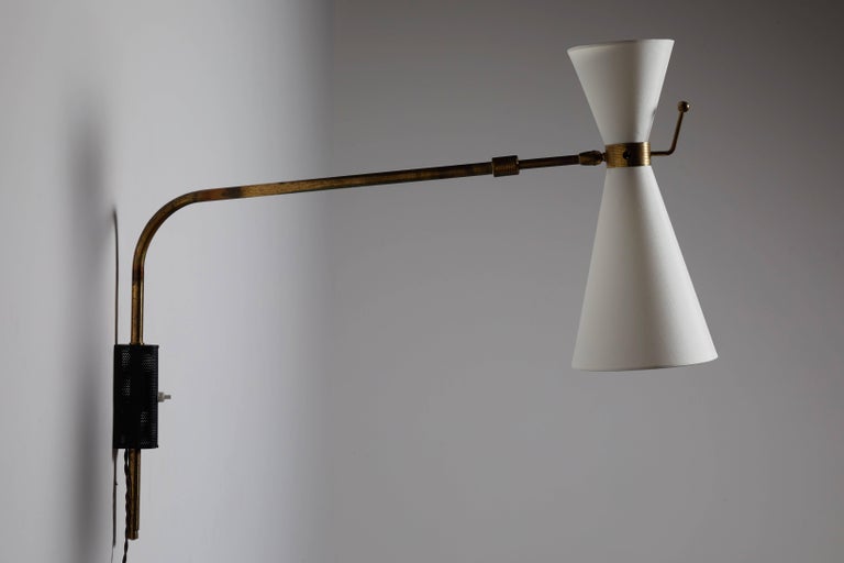 French Wall Light by Robert Mathieu at 1stDibs