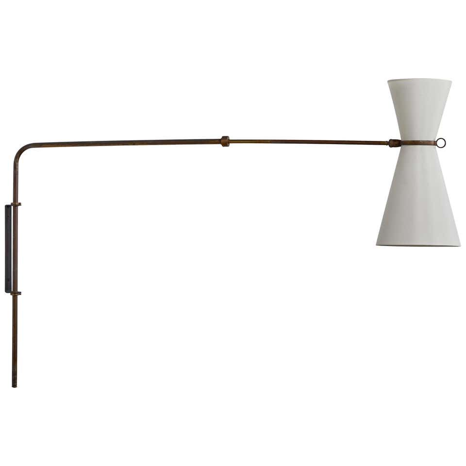 French Wall Light by Robert Mathieu at 1stDibs