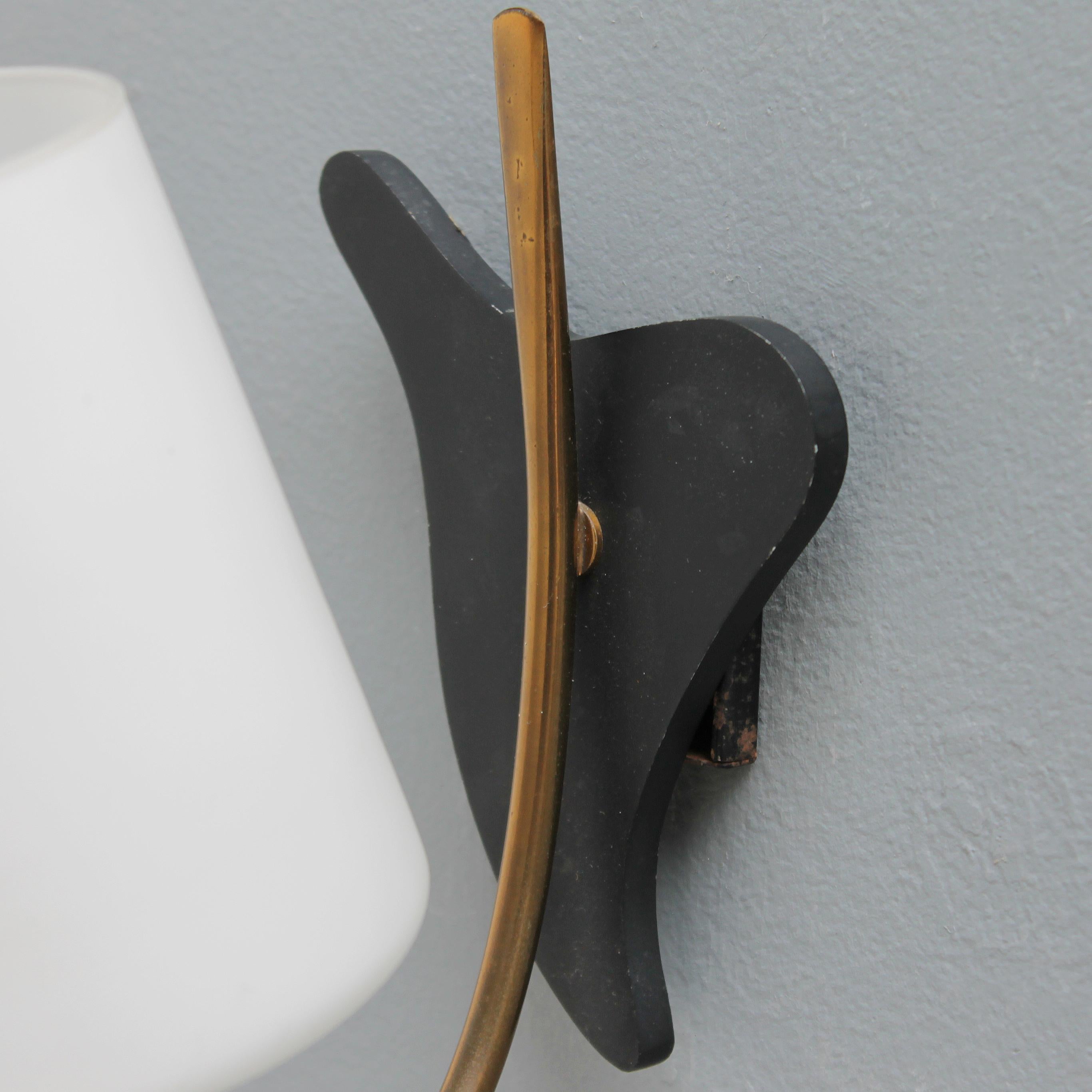 Mid-Century Modern French Wall Lights by Maison Lunel