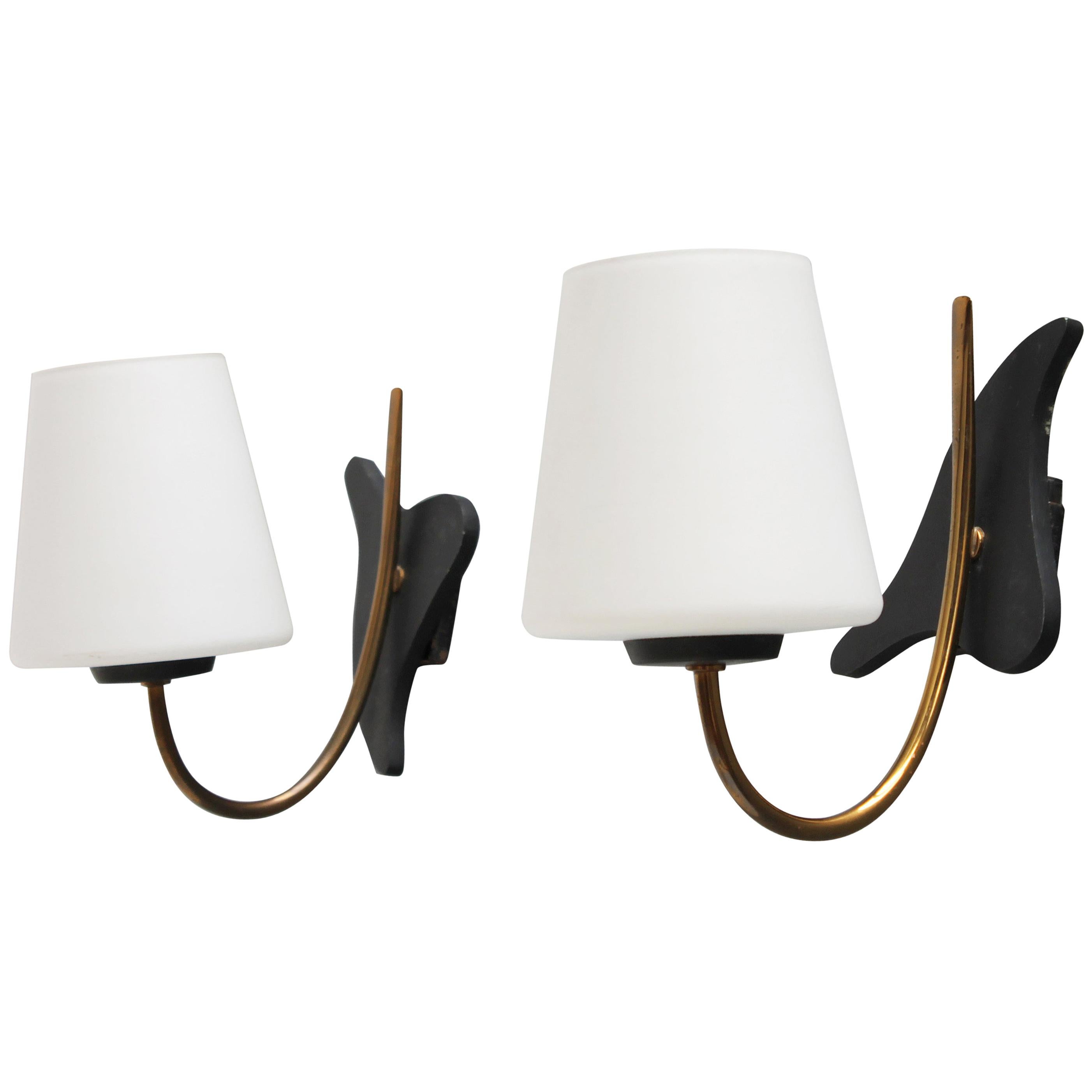 French Wall Lights by Maison Lunel