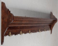 French Wall-Mounted Pot Rack or Coat Rack