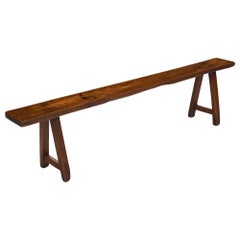 French Walnut 19th Century Bench