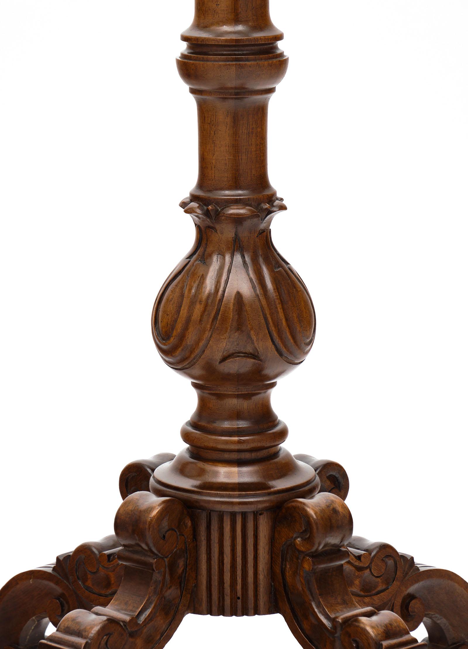 Late 19th Century French Walnut 19th Century Lectern For Sale