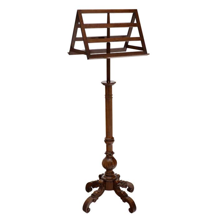French Walnut 19th Century Lectern For Sale at 1stDibs