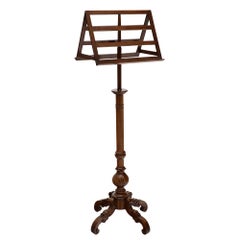 Vintage French Walnut 19th Century Lectern