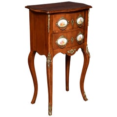 French Walnut and Gilt Metal Chest of Drawers