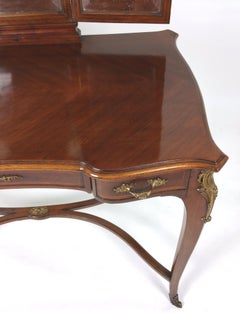 French Walnut and Kingwood Shaped Front Ladies Dressing Table