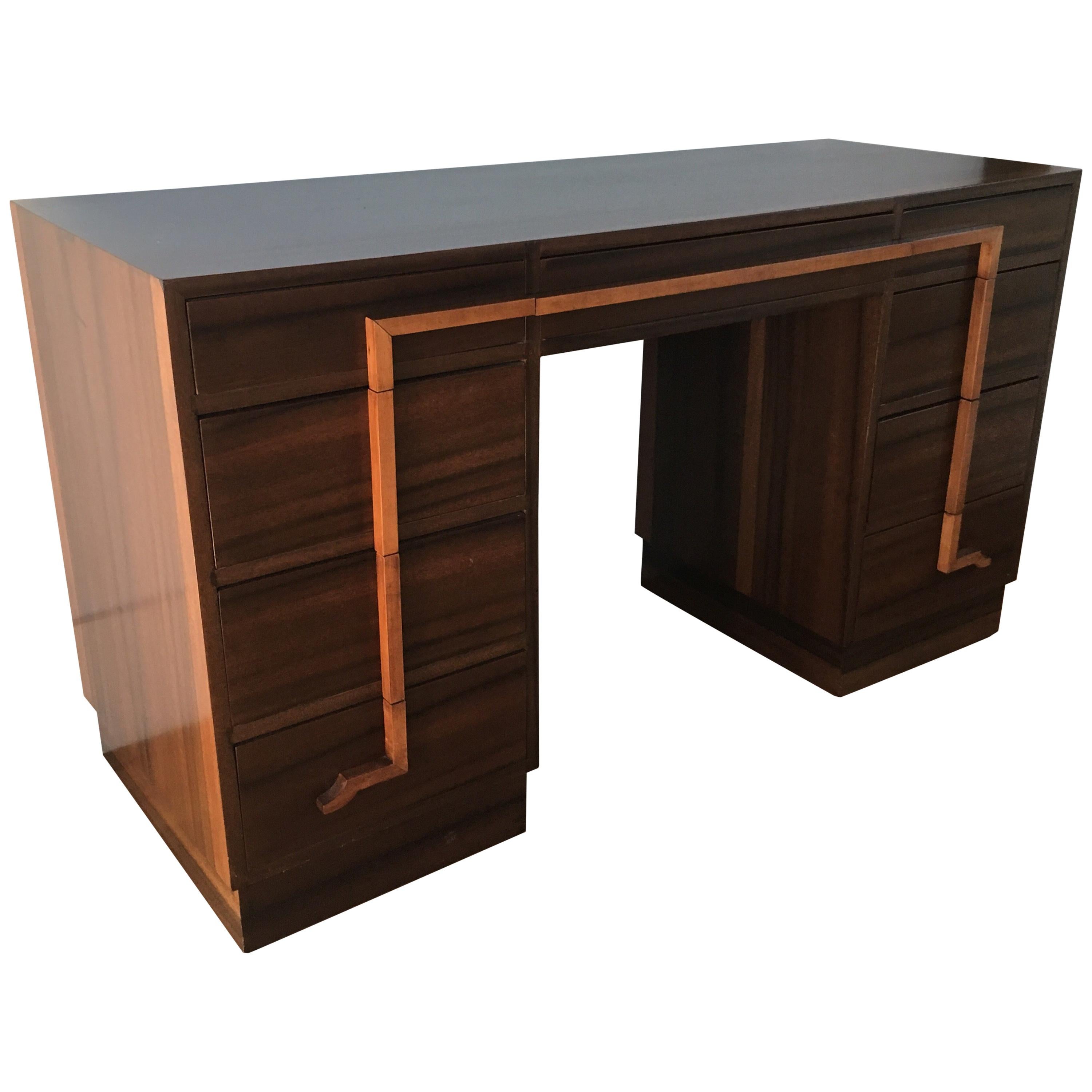 Vintage French Art Deco Desk by Jean Royere for Gouffé at 1stdibs