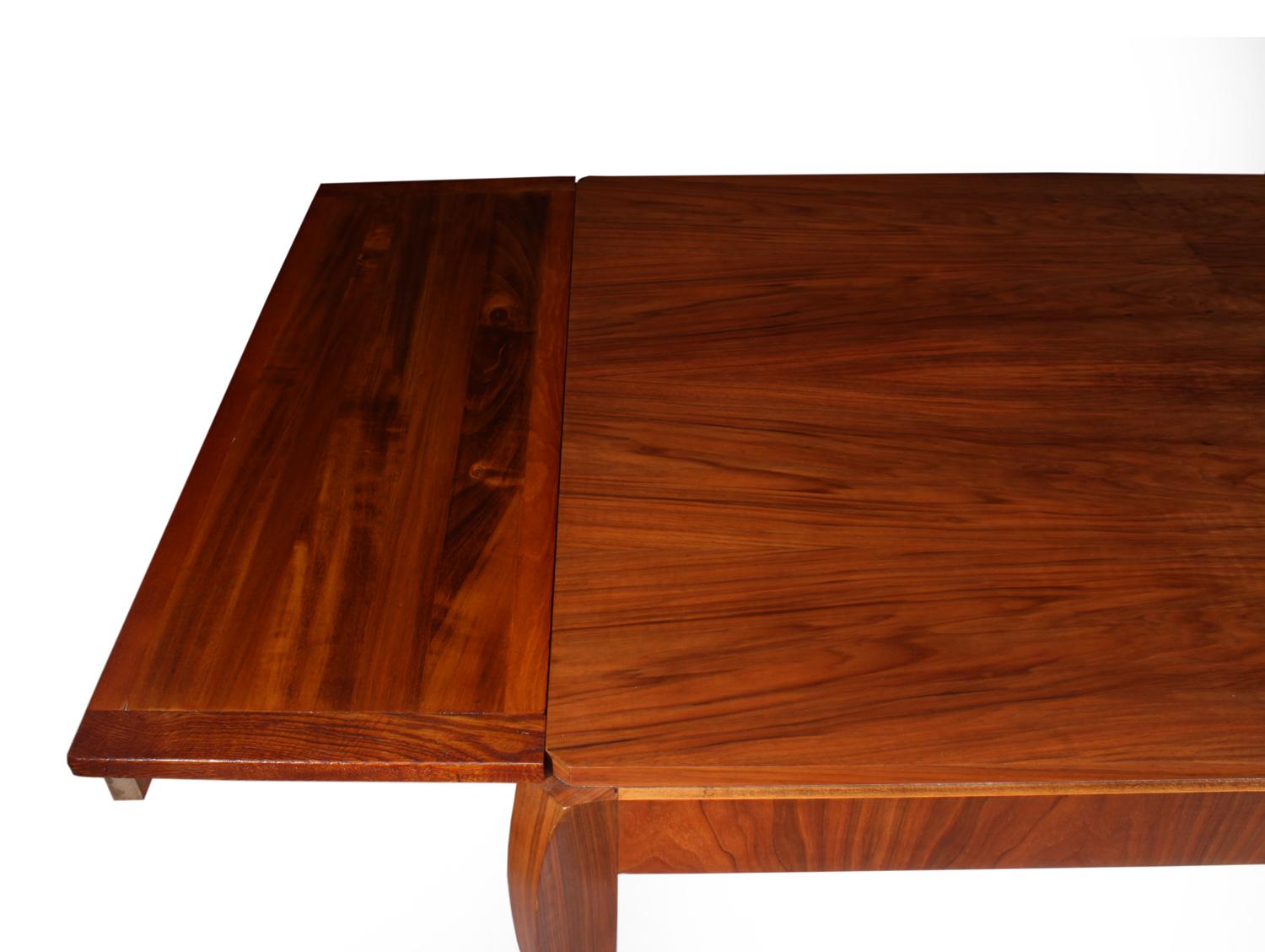 French Walnut Art Deco Dining Table 3