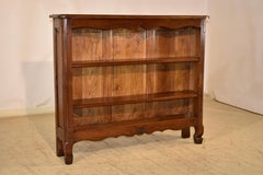 French Walnut Bookcase, Circa 1920