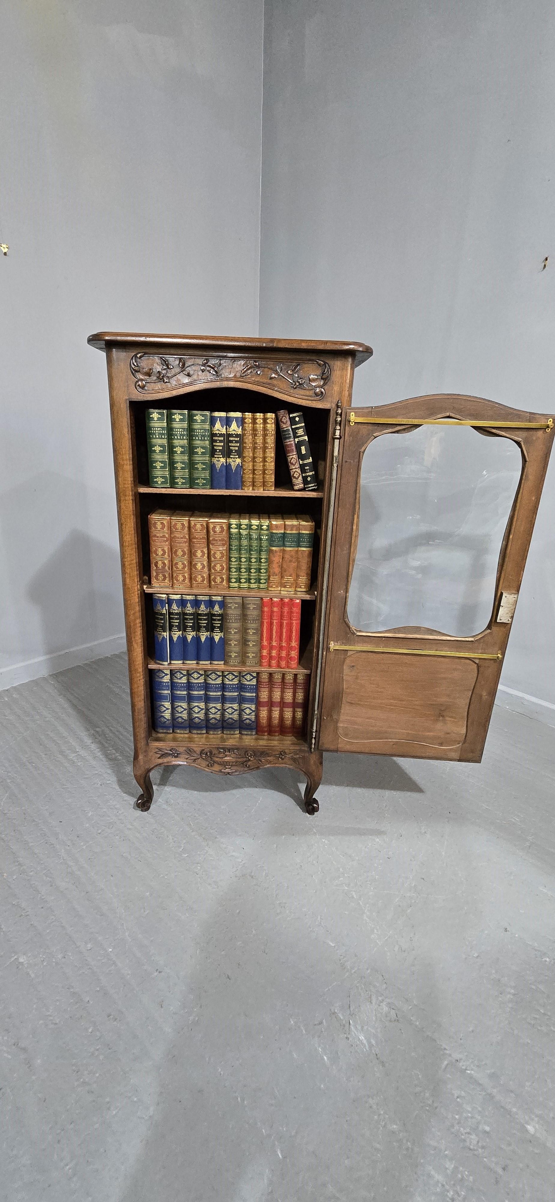 French Walnut Bookcase For Sale 5