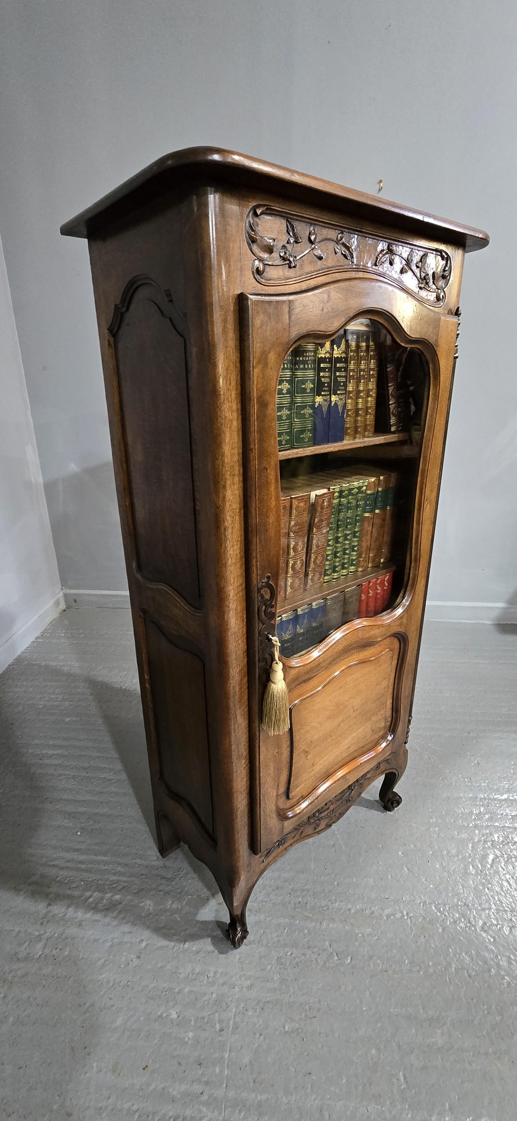 French Walnut Bookcase For Sale 2