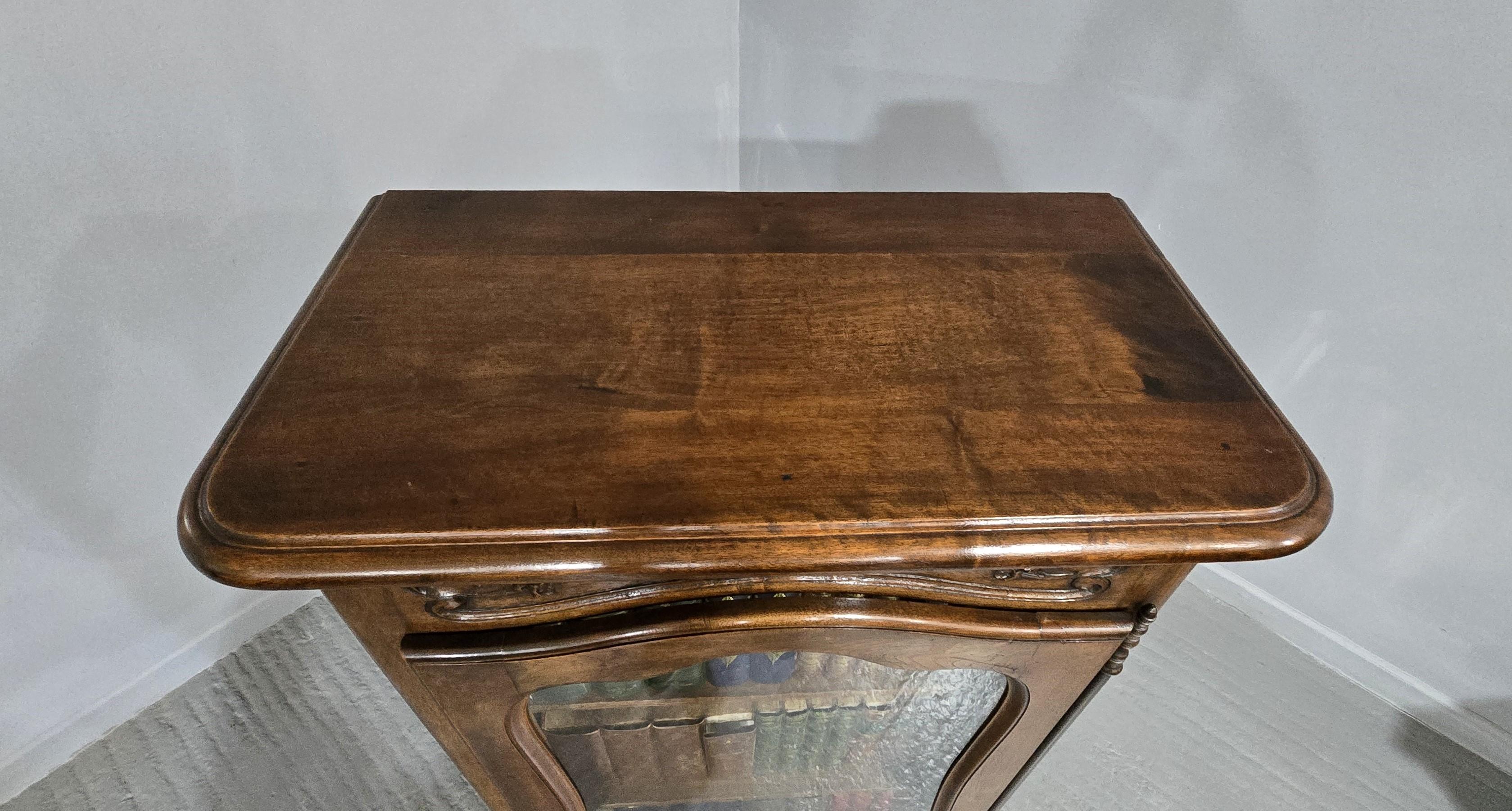 French Walnut Bookcase For Sale 3