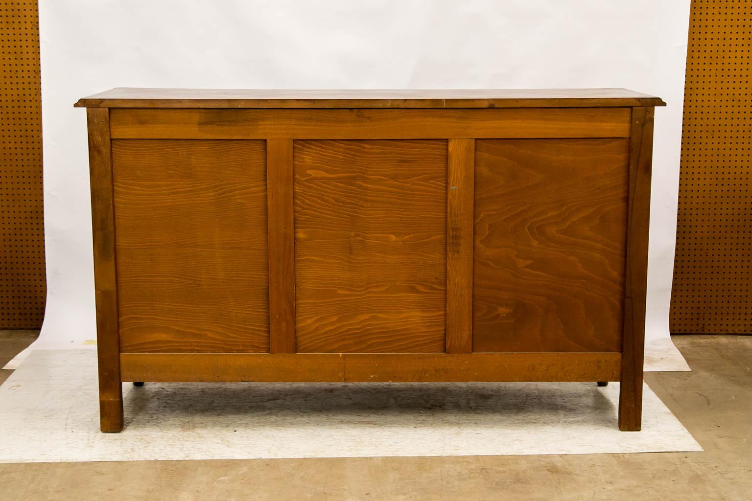 French Walnut Carved Buffet For Sale 7